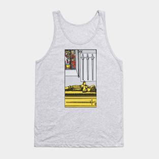 Four of swords tarot card Tank Top